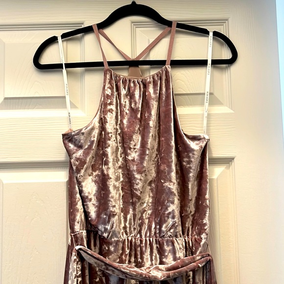 Ever New Velour Mauve/Grey Dress - Picture 2 of 5